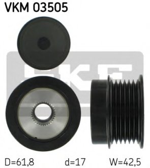 Шків генератора SKF VKM03505