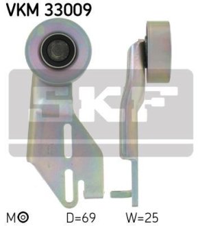 Натяжной ролик, поликлиновой ремень SKF VKM 33009 (фото 1)