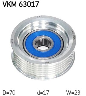 Направляючий ролик SKF VKM63017