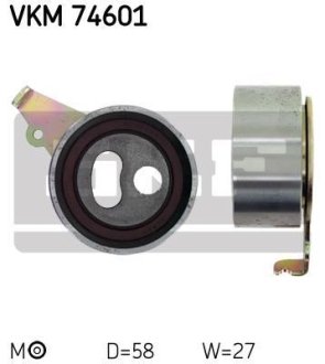 Натяжний ролик ременю ГРМ SKF VKM74601