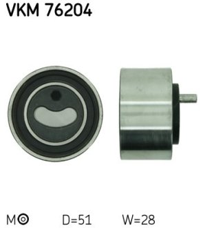 Натяжний ролик ременю ГРМ SKF VKM 76204