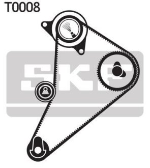 Комплект (ремінь+ролики) SKF VKMA 04300 (фото 1)