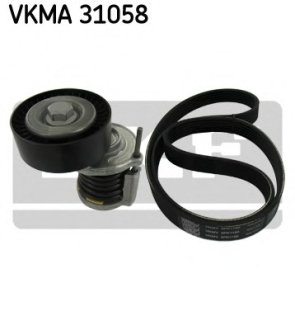 Комплект доріжкового ремня SKF VKMA 31058 (фото 1)