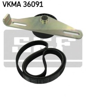 Комплект доріжкового ремня SKF VKMA 36091 (фото 1)