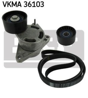 Комплект доріжкового ремня SKF VKMA 36103 (фото 1)