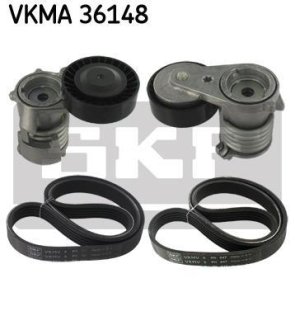 Комплект (ремінь+ролики) SKF VKMA 36148 (фото 1)