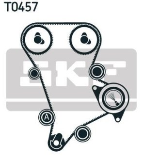 Комплект (ремінь+ролики) SKF VKMA 94509-2