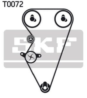 Водяной насос + комплект зубчатого ремня SKF VKMC 07310