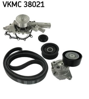 Водяна помпа+ к-кт ременя SKF VKMC 38021