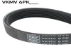 Поліклиновий ремінь VKMV 6PK1705