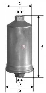 Топливный фильтр SOFIMA S 1504 B (фото 1)
