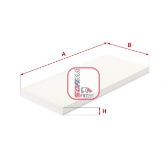Фильтр, воздух во внутренном пространстве SOFIMA S 3024 C (фото 1)