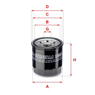 Фільтр масляний SOFIMA S 3585 R