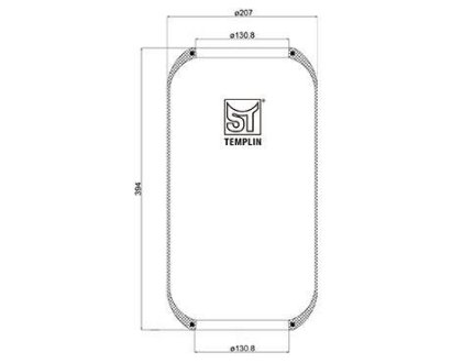 Подушка амортизуюча ST-TEMPLIN 04.060.6006.110