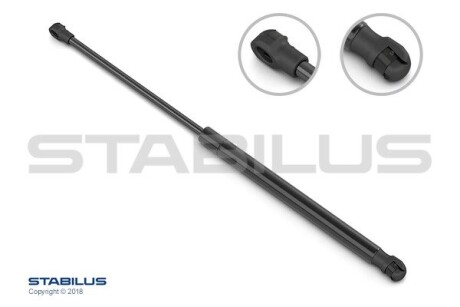 Газовая пружина, крышка багажник STABILUS 022392