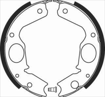 Гальмівні колодки барабанні STARLINE BC 08350 (фото 1)
