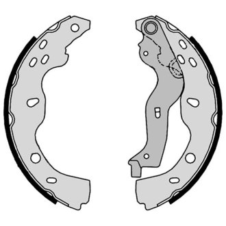 Гальмівні колодки барабанні STARLINE BC 09190
