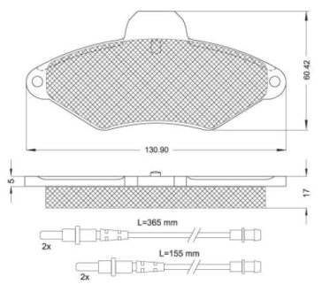 Гальмівні колодки дискові STARLINE BD S053