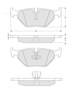 Гальмівні колодки дискові STARLINE BD S131 (фото 1)