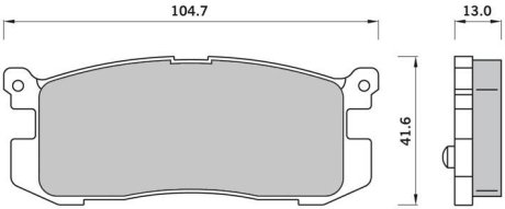 Гальмівні колодки дискові STARLINE BD S386 (фото 1)