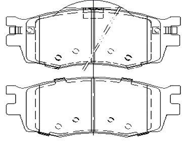 Гальмівні колодки дискові STARLINE BD S457 (фото 1)