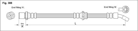 Гальмівний шланг STARLINE HA ST.1158