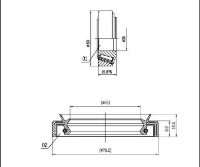 Підшипник колісний STARLINE LO 01433