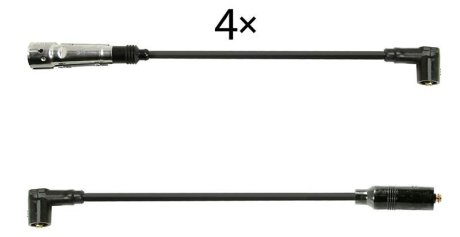 Комплект кабелiв запалювання STARLINE ZK 6241 (фото 1)