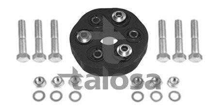 К-кт еластичної муфти передньої карданного вала (жорстка) MB 190 (W201), C (W202), KOMBI T-MODEL (S124), SEDAN (W124) 2.0-2.5D 10.82-05.00 TALOSA 62-06886