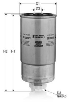 Фильтр топливный IVECO UNIJET 2000- 35S-50C TECNECO GS238HWS