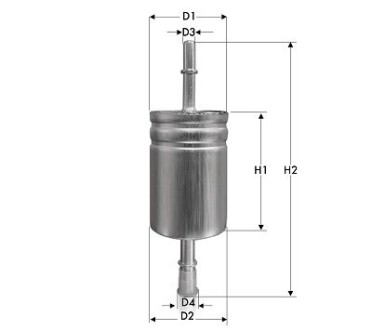 Фільтр паливний Fiat Tipo 1.4/1.6 15- /Alfa Romeo Giulietta 1.4/1.6 10- TECNECO IN1071