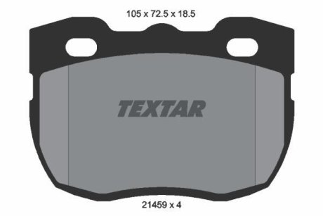 Колодки гальмівні дискові, комплект TEXTAR 2145901