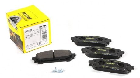 Колодки гальмівні дискові, комплект TEXTAR 2433101 (фото 1)