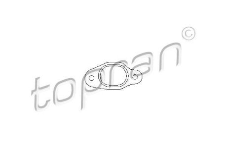 Прокладка выпускного коллектора TOPRAN 100 318 (фото 1)