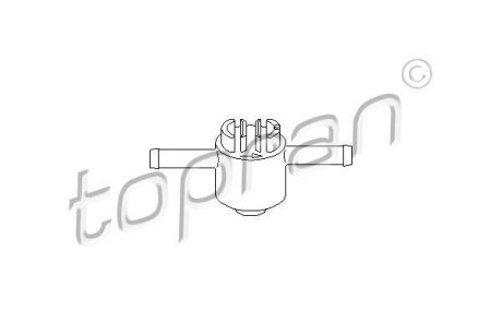 Клапан топливного фильтра TOPRAN 102 730 (фото 1)