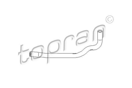 Патрубок системы охлаждения TOPRAN 103001