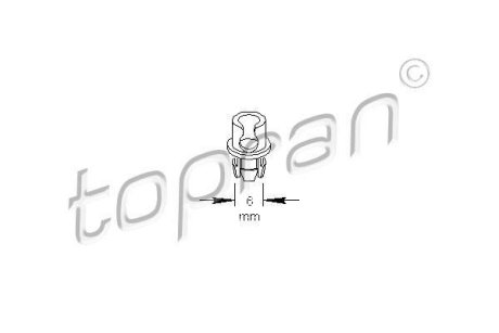 Пружинный зажим TOPRAN 109034 (фото 1)