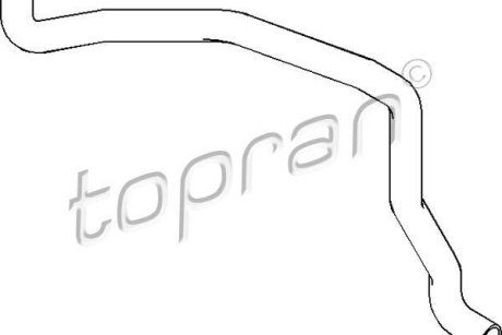 Шланг радиатора TOPRAN 109 193 (фото 1)