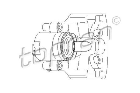 Супорт гальмівний TOPRAN 110289