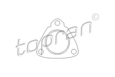Прокладка вихлопної труби TOPRAN 500850 (фото 1)