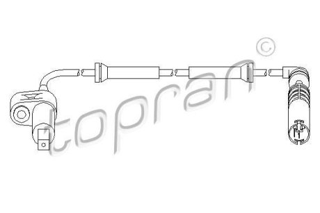 Датчик ABS TOPRAN 500979