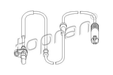 Датчик ABS TOPRAN 501537