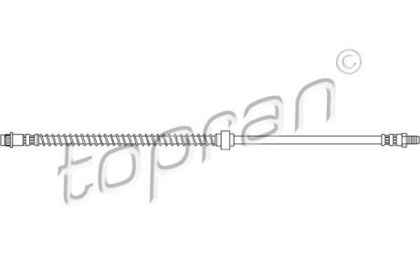 Гальмiвний шланг TOPRAN 720928 (фото 1)