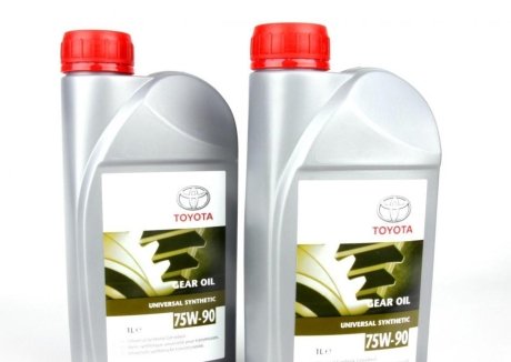 Трансмиссионное масло Differential Gear Oil GL-5 75W-90 синтетическое 1 л Toyota / Lexus 0888581592 (фото 1)