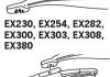 Щетка стеклоочистителя каркасная задняя 300мм ExactFit Rear Renault Espace V, Nissan Qashqai, Kia Picanto (EX308B) Trico EX308 (фото 3)