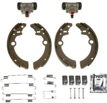Комплект тормозов, барабанный тормозной механизм TRW BK1957 (фото 1)