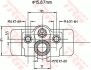 Колесный тормозной цилиндр TRW BWB174 (фото 2)