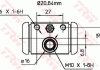 Колесный тормозной цилиндр TRW BWF307 (фото 2)