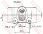 Колесный тормозной цилиндр TRW BWN103 (фото 2)