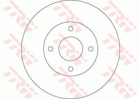 Диск тормозной TRW DF4169 (фото 1)